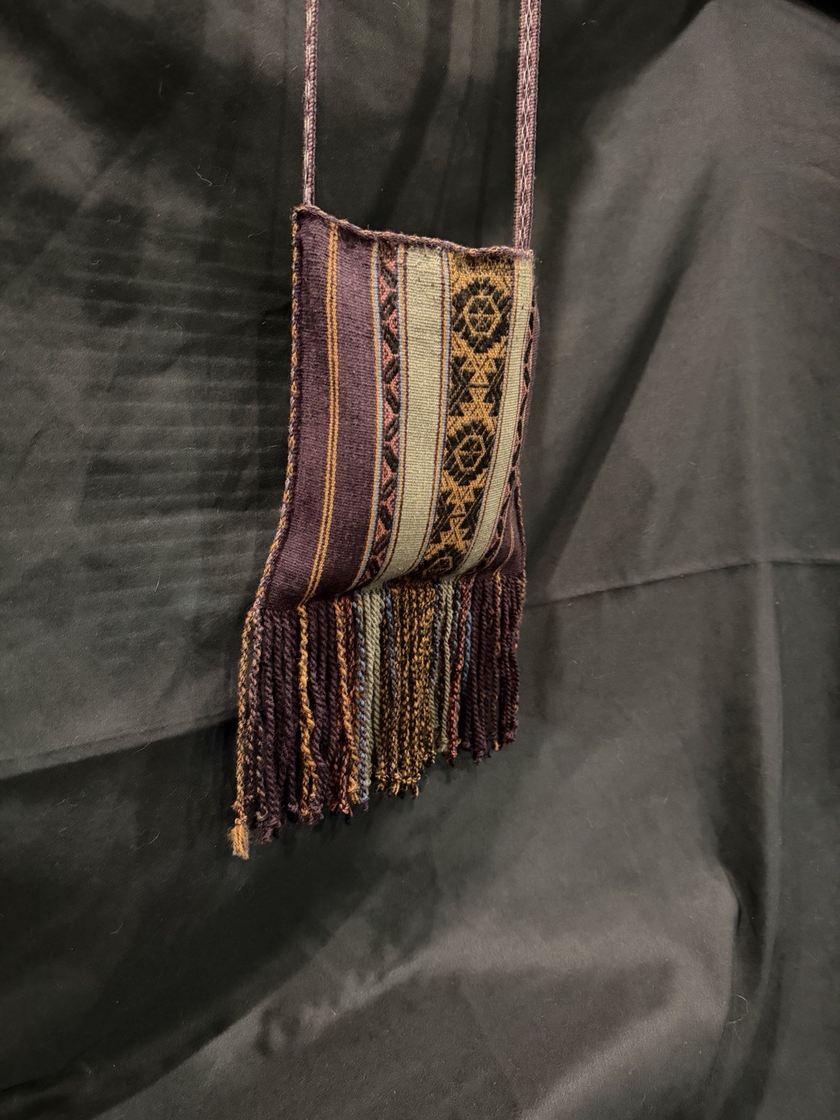 Peruvian Connection Alpaca Wool Coca Crossbody Bag - image 3