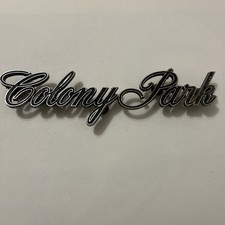 Vintage Mercury Colony Park Metal Emblem Badge 1970s C9mb-71291b62-b