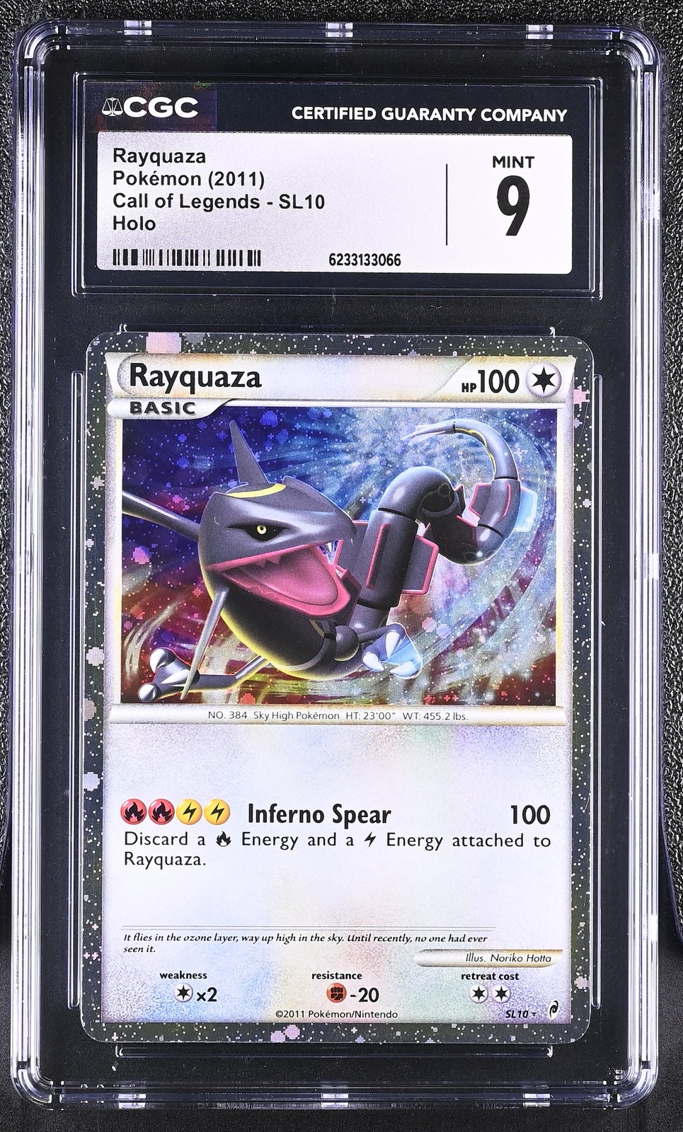 Pokemon Rayquaza Call Of Legends SL10 Holo CGC 9 Mint | eBay