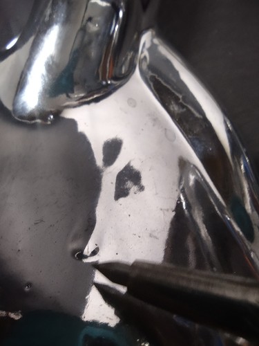 Graceful Silver Art Deco Dancer Sculpture After Josephine Baker (Hagenaur) Read* - Picture 19 of 19