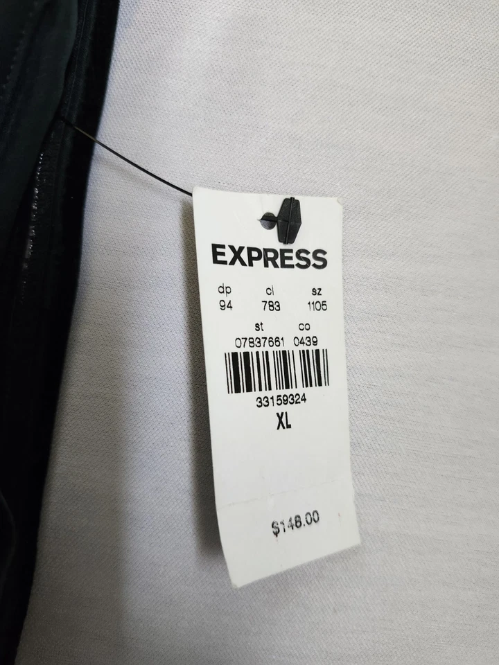 NUEVO Vestido Express Sin Tirantes, Terciopelo Verde Bosque, Talla XL Foto 4 de 4