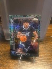 2025-26 Topps Chrome GG Jackson II Grizzlies Aqua Basketball Refractor /199