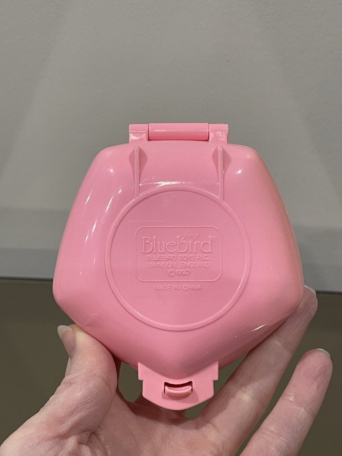 Vintage Polly Pocket Polly In The Nursery 1992 Bluebird Pink Hexagon COMPLETE