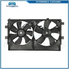 For 2008 2009-2017 Mitsubishi Lancer Radiator Condenser Cooling Fan Assembly