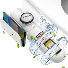 Bidet Fresh Water Spray Kit Non-Electric Toilet Seat Attachment with Dual Nozzle