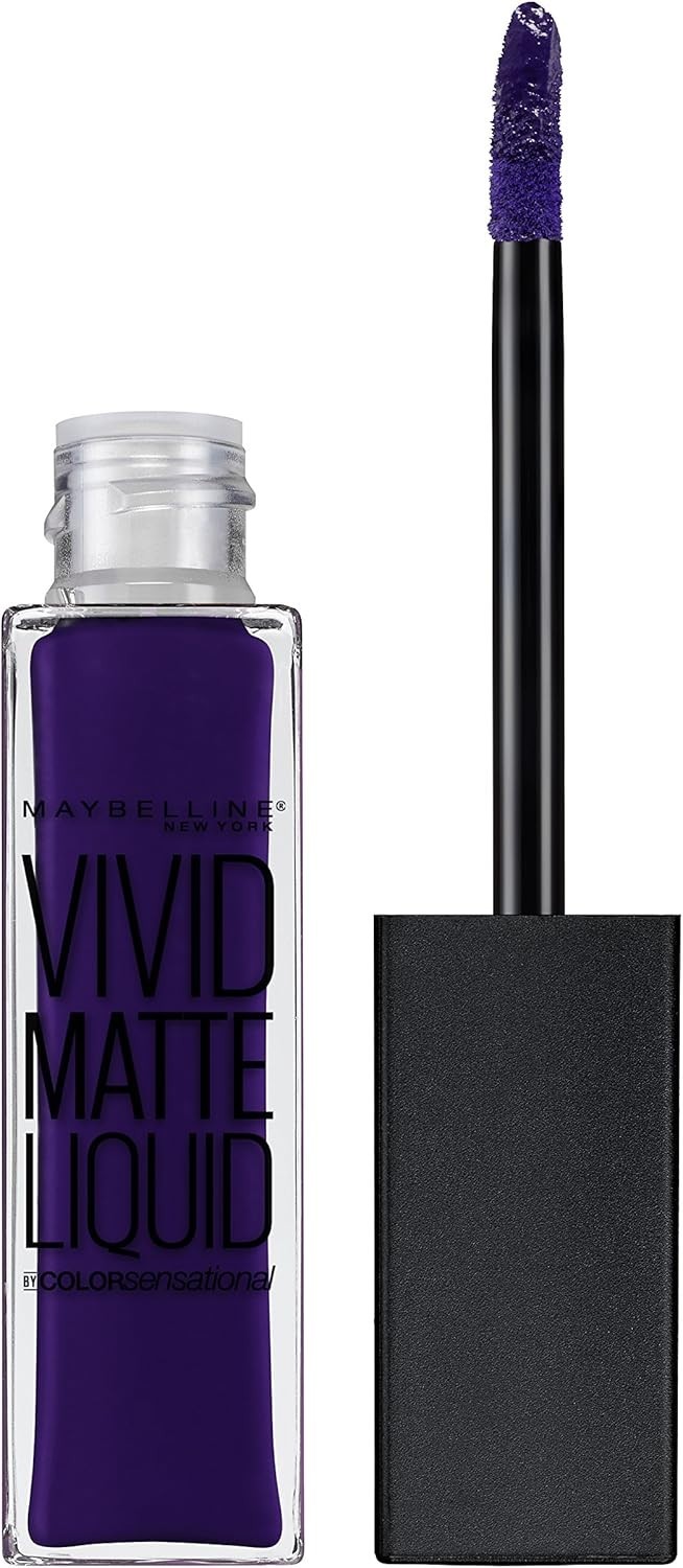 Maybelline Color Sensational Vivid Matte Liquid Lipstick, 48 Wicked Berry