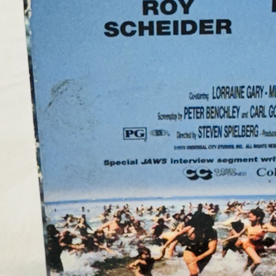 Jaws VHS Movie Widescreen Digitally Mastered Roy Schneider Robert Shaw 1998 - Image 4 of 4