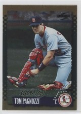 1995 Score Redemption Gold Rush Pinnacle Punched Tom Pagnozzi #69 b4d