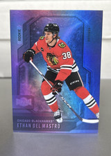 2024-25 Metal Universe Hockey Ethan Del Mastro Purple Spectrum #144 (RC)