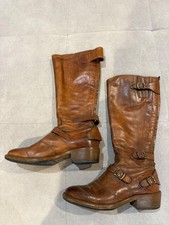 Belstaff Trailmaster Stiefel Damen flach 38 cognac-braun