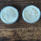 1884-o & 1886 Morgan Silver Dollar $1 Philadelphia Business Strike 0.900 KM#110