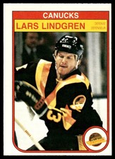 1982-83 O-Pee-Chee Lars Lindgren Vancouver Canucks #349