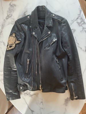 Balmain Leather Jacket Men's 52