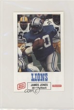 1988 Oscar Mayer Detroit Lions James Jones #13 0a2