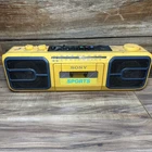 Sony CFS-950 Sports AM/FM Stereo Radio Cassette Corder Boombox Untested