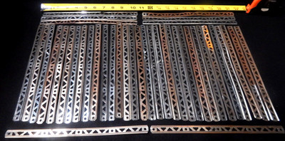 Vintage Gilbert Erector Set 40 10'' Girders + BONUS