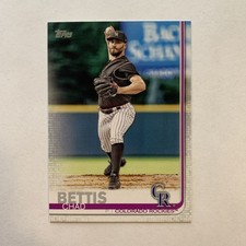 Chad Bettis 2019 Topps Series 1 Baseball MLB Card #74 Colorado Rockies