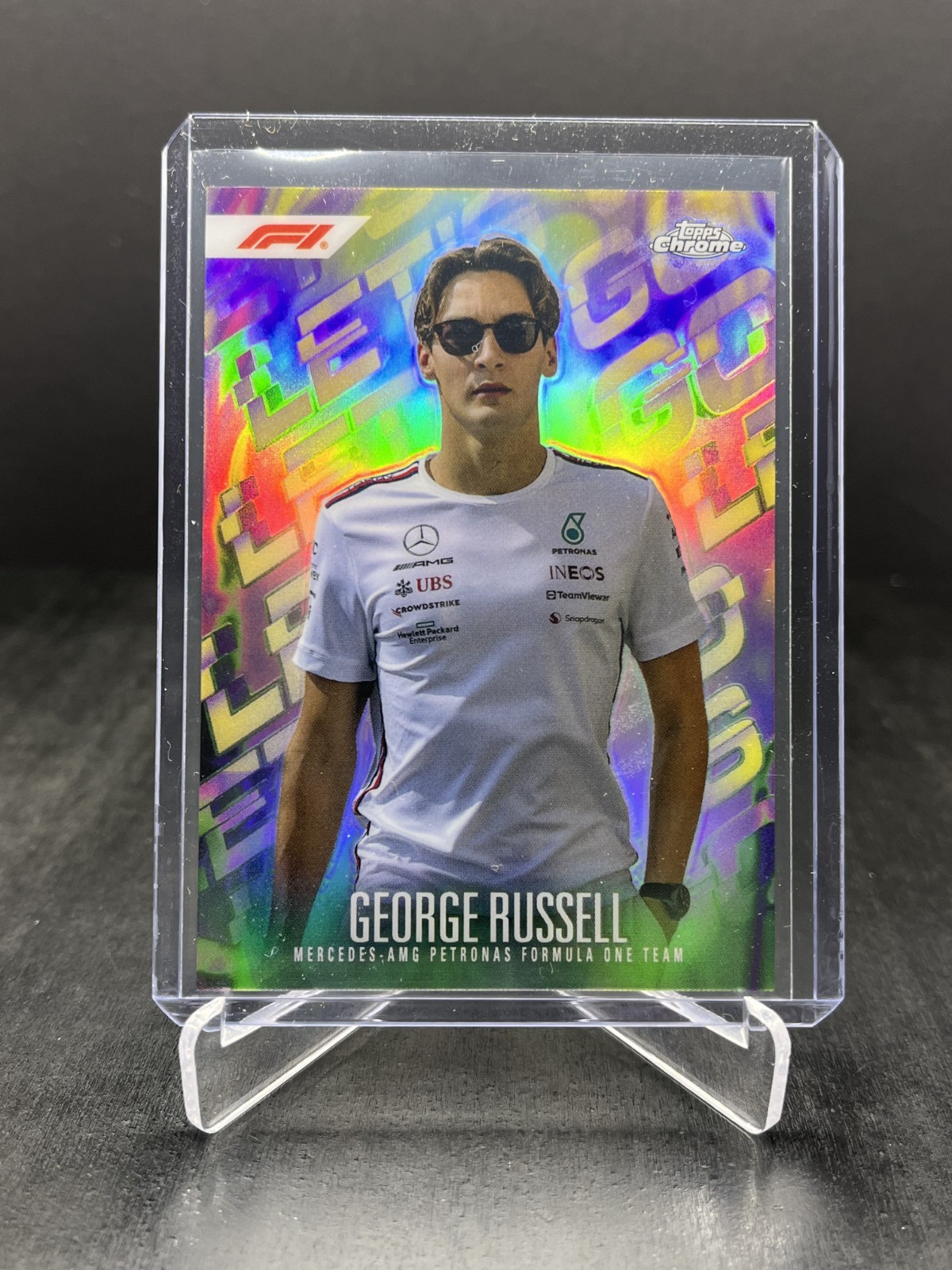 2024 Topps Finest Formula 1 F1 George Russell Let's Go SP #LG-5
