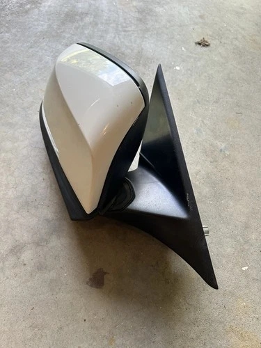 12-18 BMW 3 SERIES RIGHT DOOR MIRROR RH HEATED NO CAMERA WHITE PEARL A96 OEM