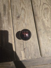 Porsche 996 997 986 987 Numeric Shift Knob Black And Red