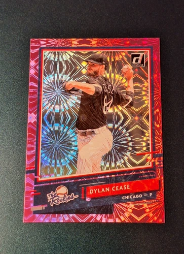 Dylan Cease 2020 Donruss PINK FIREWORKS Rookie Card #R-2 RC San Diego Padres