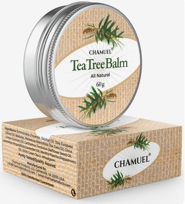 Chamuel Tea Tree Oil Balm -100% All Natural | Great Cream for Soothing Irrita...