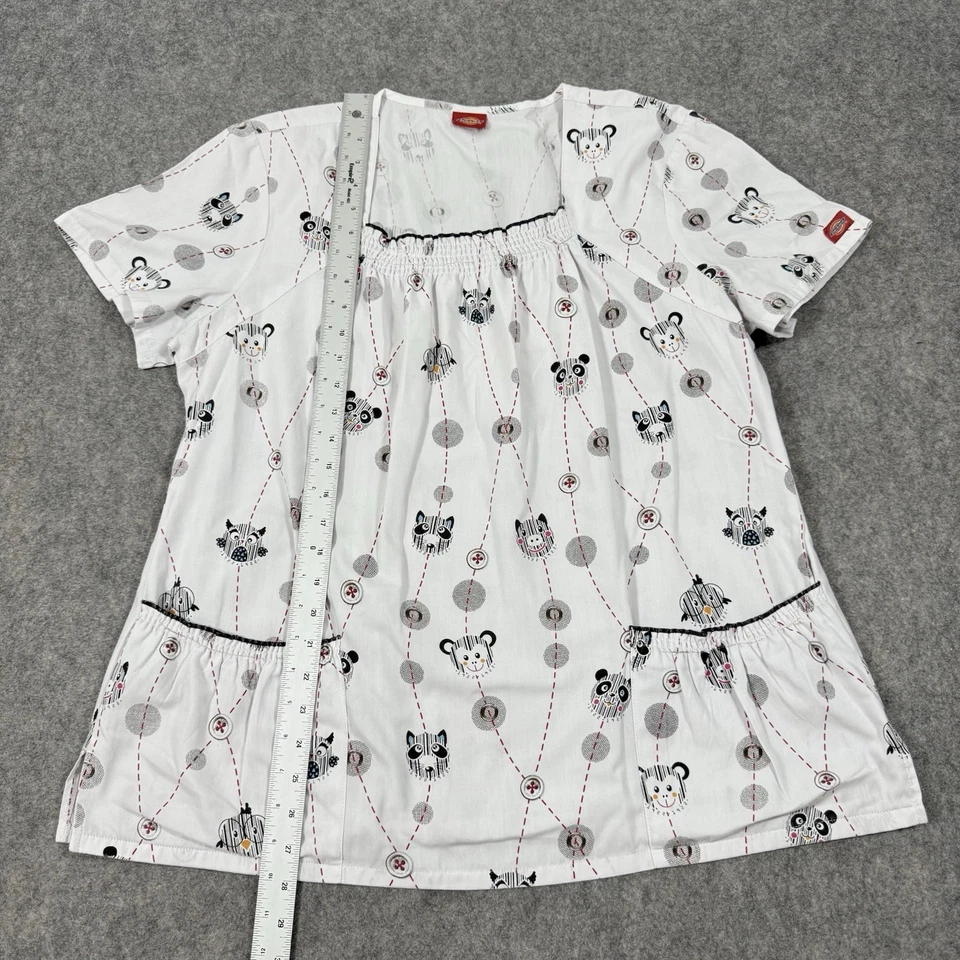 Dickies медицинская рабочая одежда животных печати скраб подходит женщин (размер см. фотографии) белый - Изображение 4 из 4