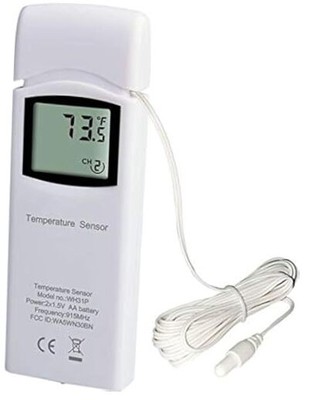  WH31P Water Proof Thermometer Probe Sensor Probe Thermometer 8 Channel