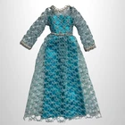 1971 Francie Twilight Twinkle Clothing Mattel #3459 Dress silver sparkle EXC