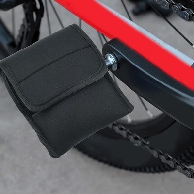 Fahrrad Fußrastenbezüge Neopren schwarz 2 Paar Easy Touch Verschluss Montage