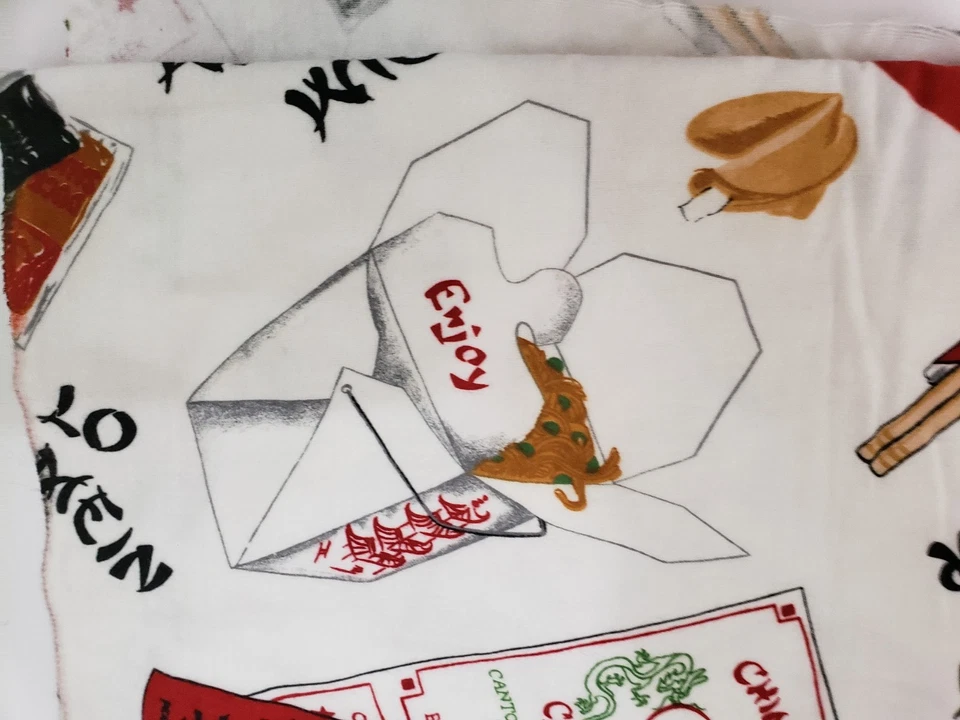 Marcus Brothers Tela Franela Restaurante Chino Para Llevar Novedad 4 + YDS Foto 4 de 4