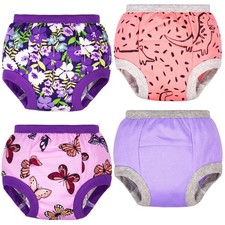 4 Pack Potty Training Pants for Babay Boys and Girls, Cotton Reusable Trainin...