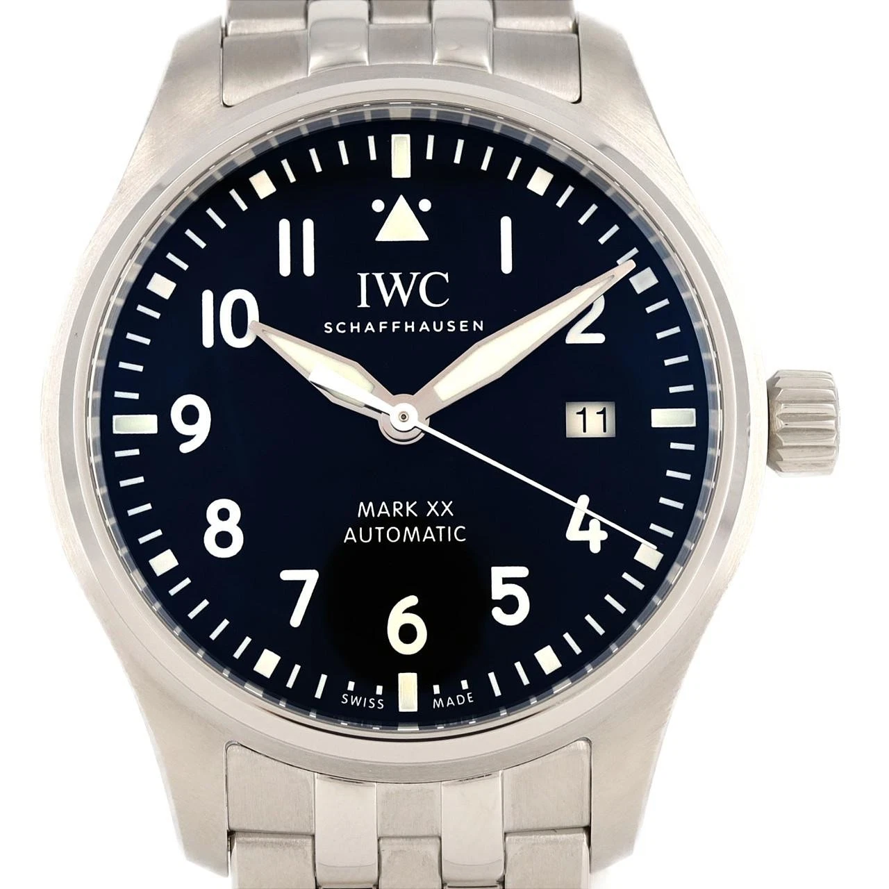 Autentico orologio pilota IWC Mark XX IW328202 SS automatico #260 004 259 5205