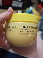 Pink Sky Sugared Lemon Whipped Body Butter New 15.9 oz New Sealed