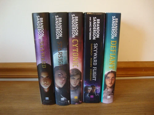Lot 6 Books Skyward Series Hardcover Brandon Sanderson