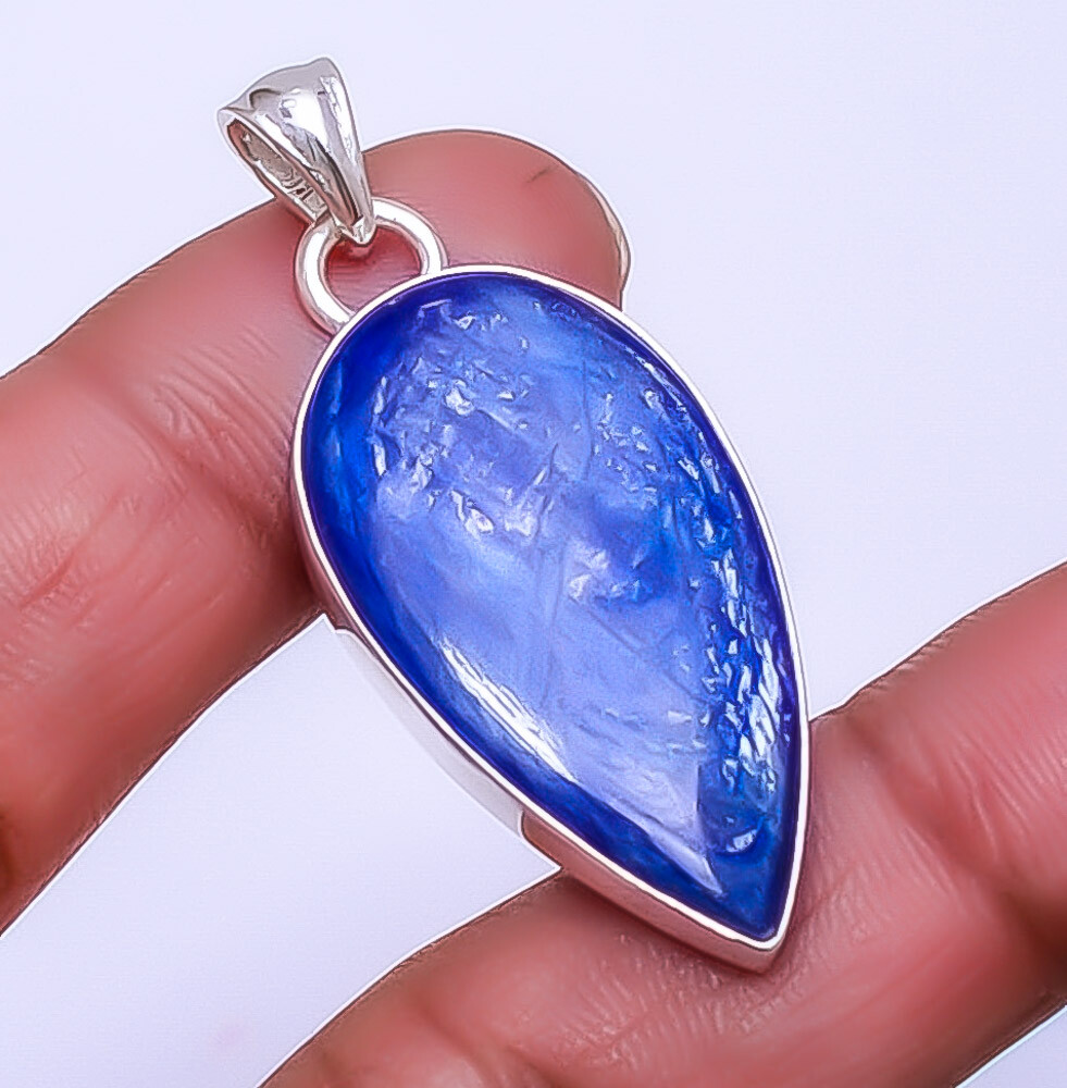 Kyanite - Nepal 925 Sterling Silver Pendant 1.56