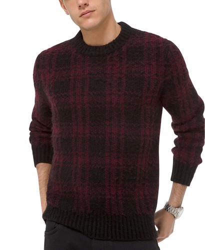 Buffalo Check Sweater Black Combo Size 
