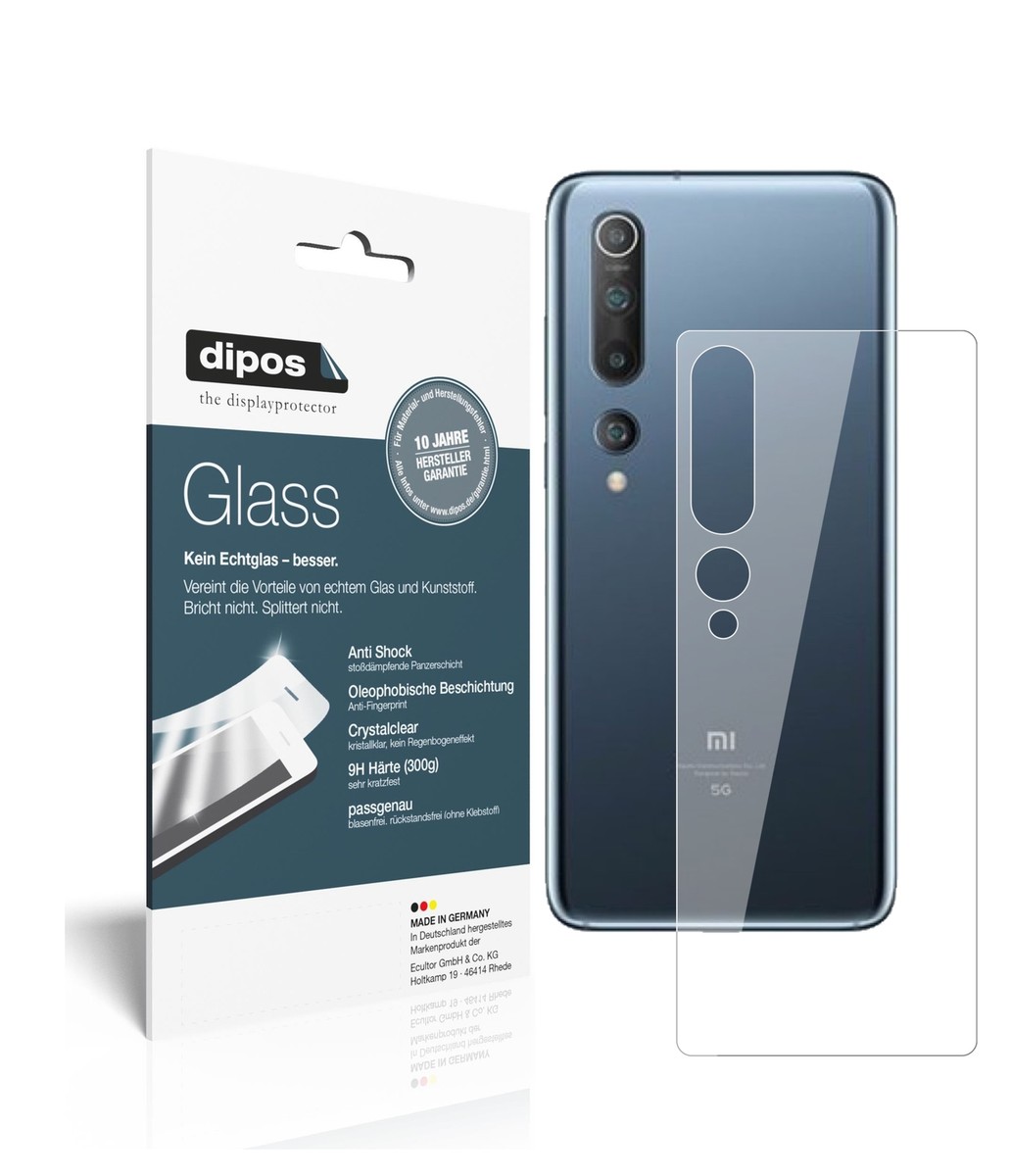 Dipos I Pellicola Protettiva Anti-Riflesso Posteriore Per Xiaomi Mi 9 SE (6X) – Opaca, Anti-Impronta, Made In Germany