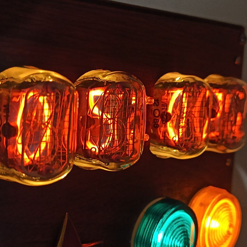 Metro 2033 Game Nixie Tube Table Clock with IN-12 Tubes. Post - Apocalypse Style - Picture 17 of 18