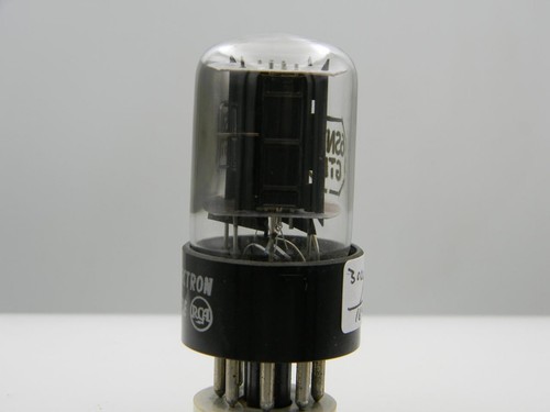 RCA 6SN7GTB Test NOS 3000/2900gm Offset Black Plates Fat D Get Serious Tube D113 - Picture 3 of 4