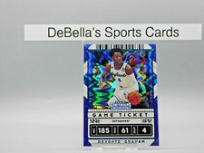 Devonte Graham 2020 Contenders Draft Picks Game Ticket Green Foil #31