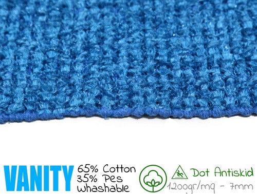 VANITY Baumwollteppich, maschinenwaschbar, für Bad und Küche, rutschfest, - Bild 35 von 53