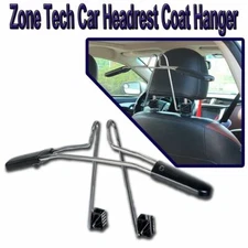 Zone Tech Chrome Metal Car Seat Headrest Coat Jacket Suit Clothes Hanger Honda