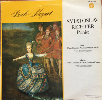LP Bach / Mozart / Sviatoslav Richter Bach: Piano Concerto No. 1 In D Minor, S.