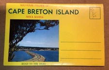 Post Card Souvenir Folder Of Cape Breton Island Nova Scotia Canada Sleeved
