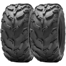 Premium Set 2 25x10-12 ATV Tires 25x10x12 Heavy Duty 6Ply UTV Replacement Tyres