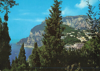 Postcard Italy Capri Punta Ventroso da Tragara Panoramic View Coastal unposted