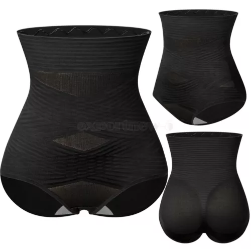 Damen Bauchkontrolle hochtaillierte Shapershorts Gürtel Shapewear nahtloses Höschen - Bild 13 von 28