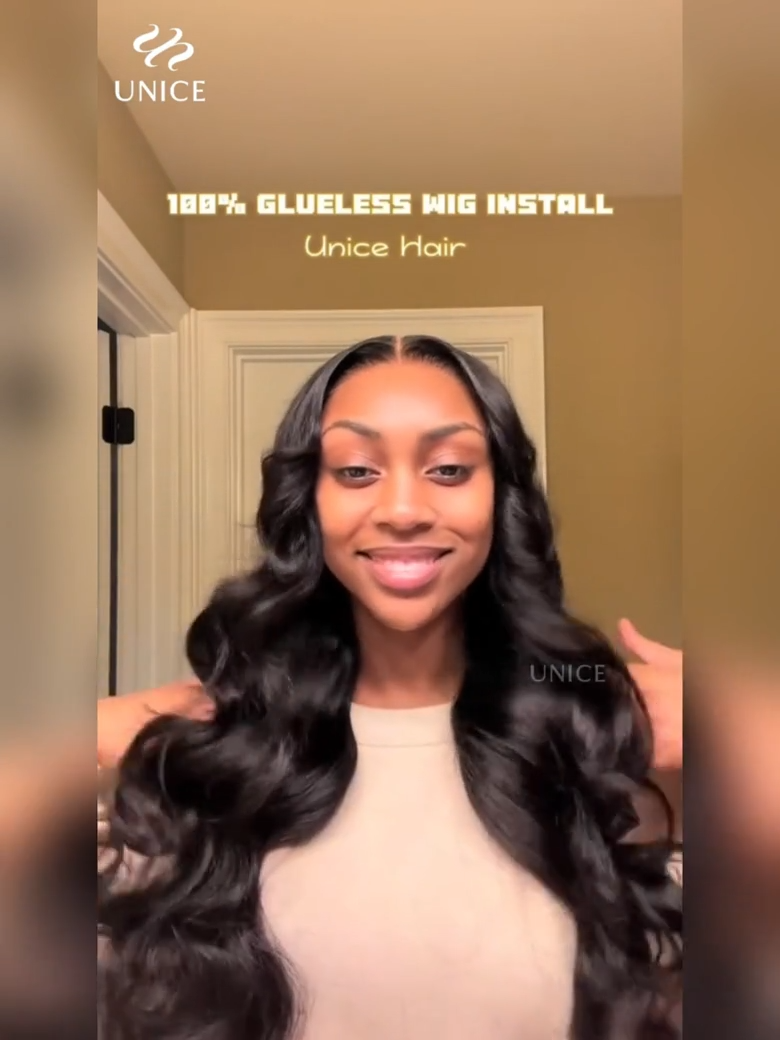 7x5 Pre Cut Lace Front Wig Loose Wave Human Hair 150% Density 20 Inch Short Bob Body Wave Lace Front Wig Human Hair Glueless 7x5  main image 4