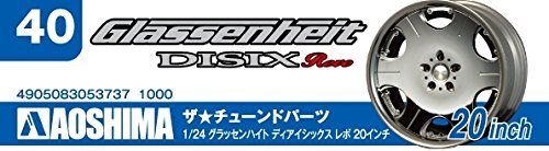 AOSHIMA 1/24 TUNED PARTS No.40 GLASSENHEIT DISIX REVO 20inch Model Parts kit JP - Bild 4 von 5